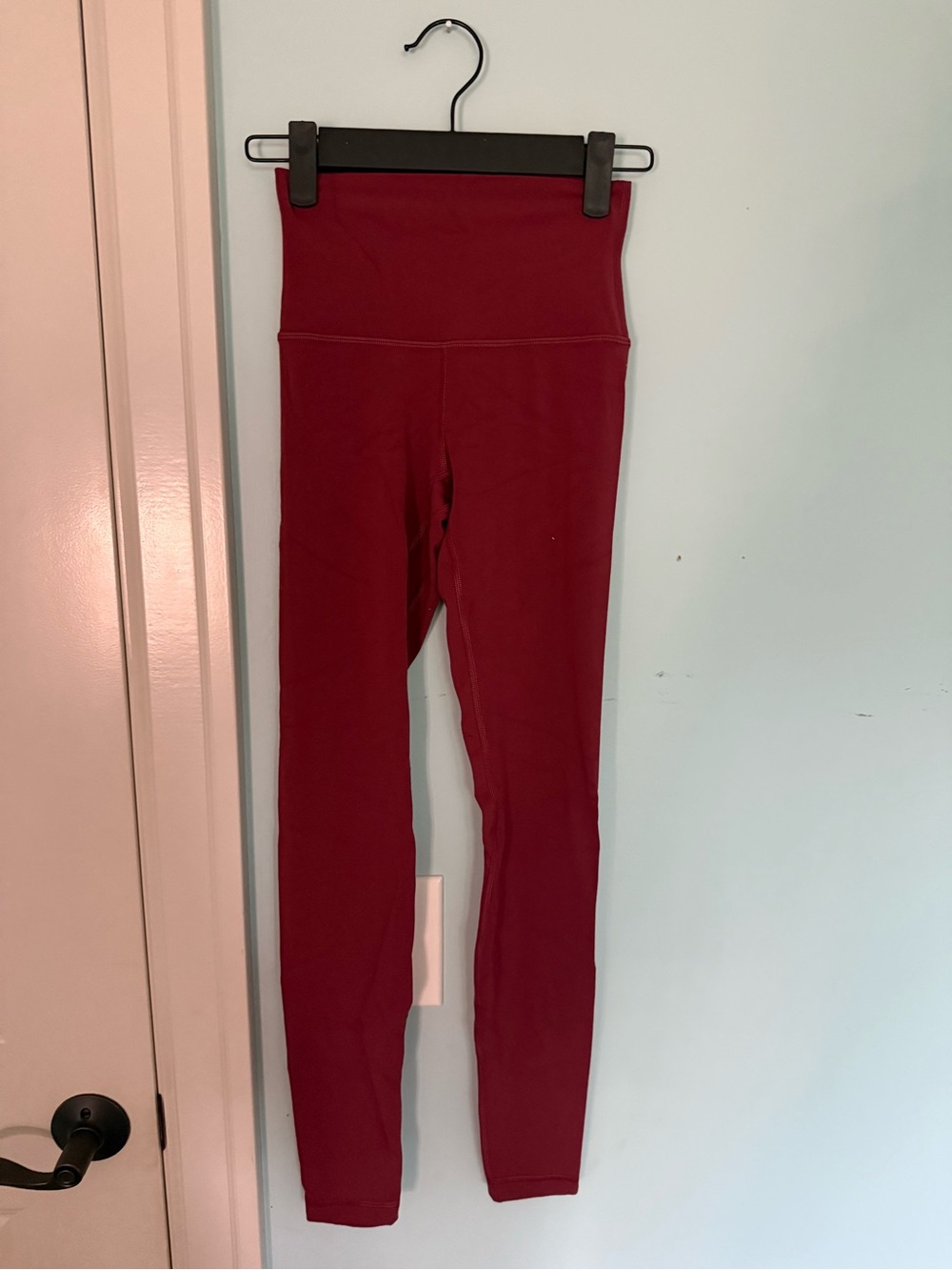 Lululemon High Waisted Align Leggings Red